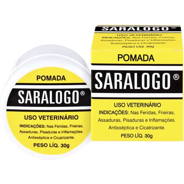 Pomada Cicatrizante Matacura Saralogo para Cães