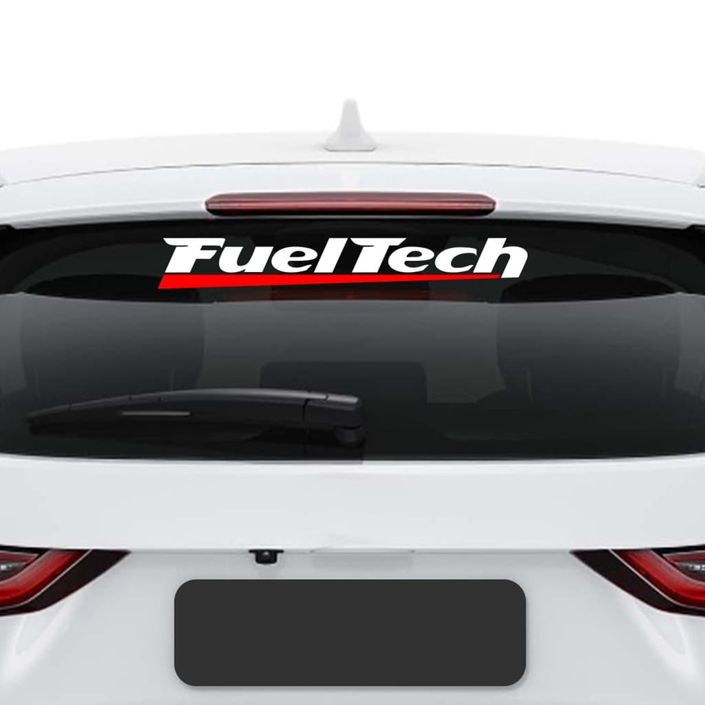 Adesivo Vidro Traseiro Fueltech Turbo Som Automotivo Dub