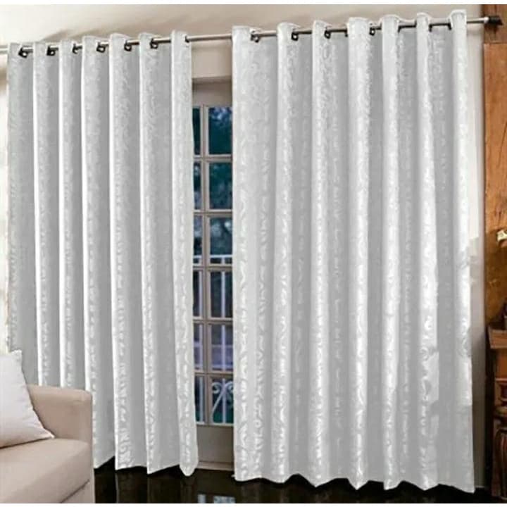 Cortina Cetim Jacquard Sala de estar  e Janela varanda 3,00m x 2,70m e 3,00m x 1,80m