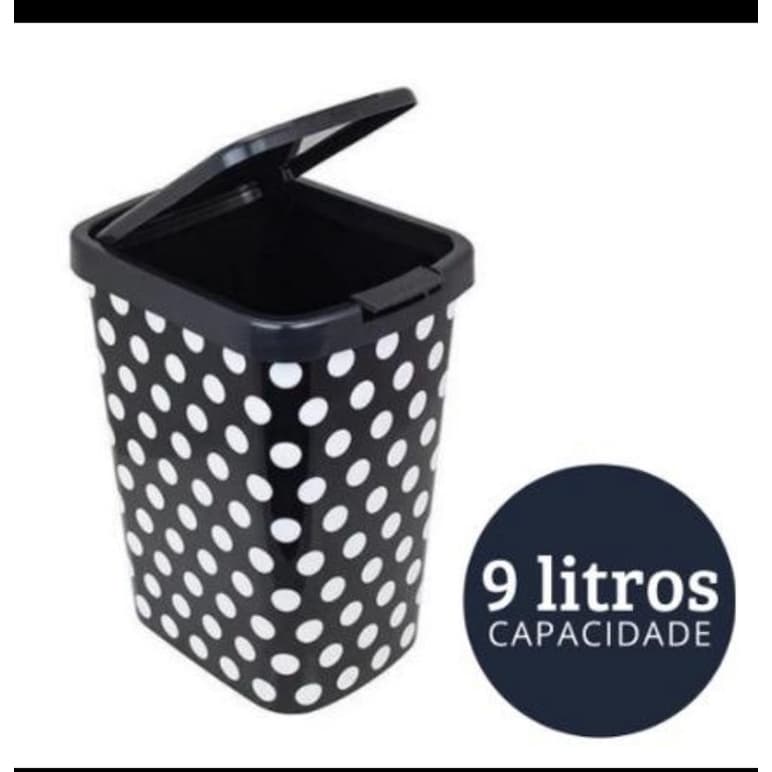 lixeira tipo inox lixeira 9 Litros