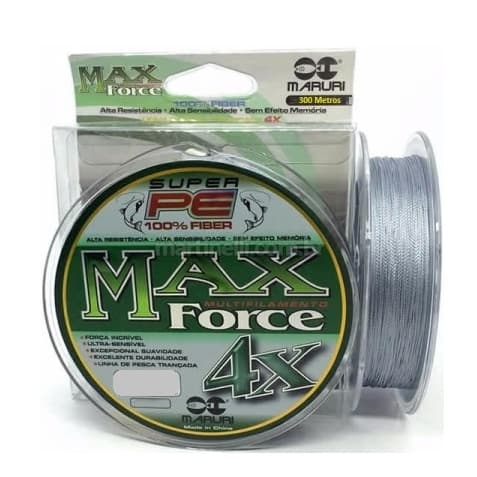 Linha Multifilamento Maruri Max Force 4X - 300MTS