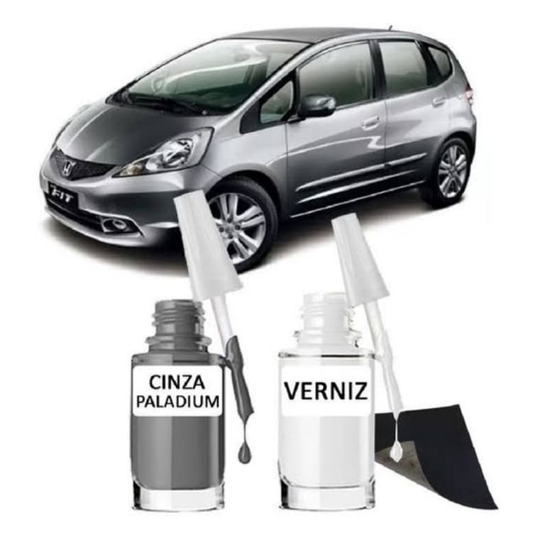 Tinta Tira Risco Cinza Paladium Honda Fit, Civic, City NH737M Uso Profissional