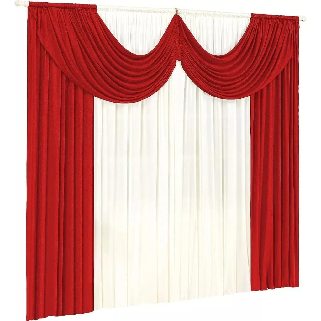 Cortina Paris 2,00 x 1,70 metros para sala ou quarto conforto e qualidade