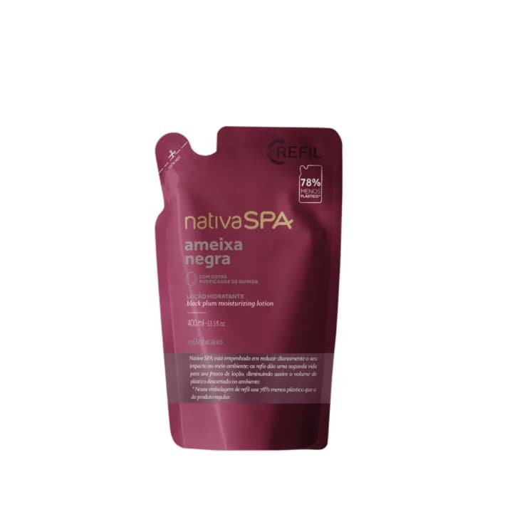 Refil Ameixa Negra Nativa Spa O Boticario 350ml