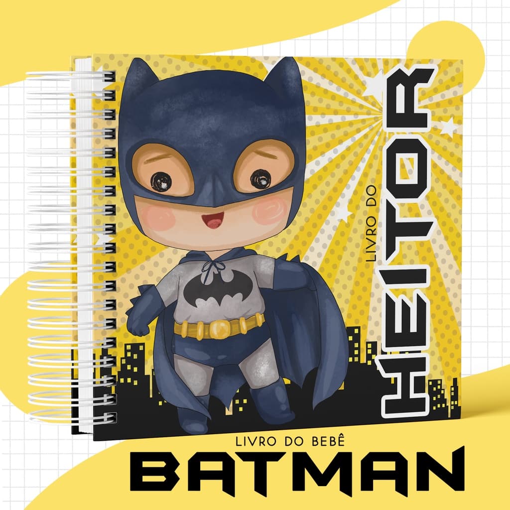 Caderneta de Vacina e Livro do Bebê super heróis, Mickey e outros personagens