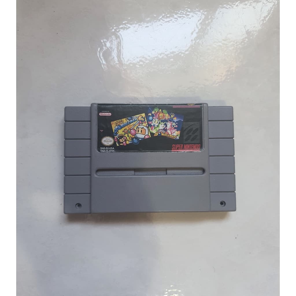 2 Em 1 - Super Bomberman 1 E 3 - Super Nintendo