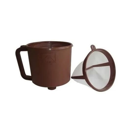 Filtro Coador Coamil Completo C/ Funil P/ Café P/ Chá Suporte Pronta Entrega Envio Imediato