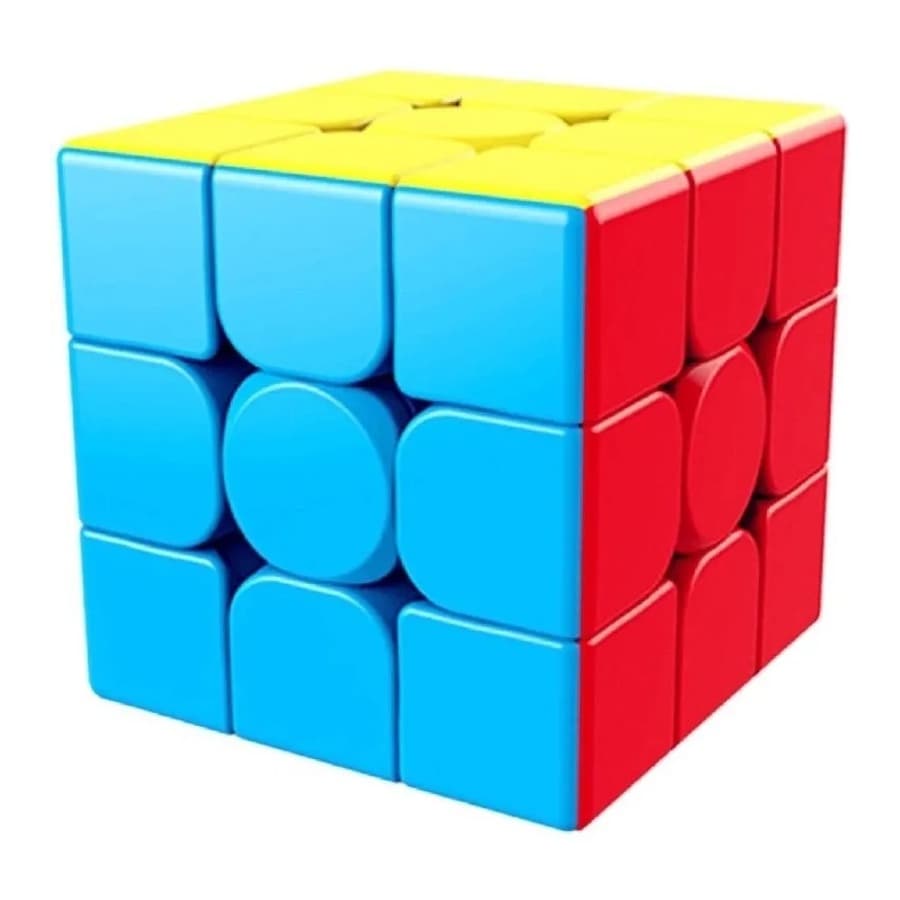 Cubo Magico Profissional Moyu 3x3x3 Lubrificado Magic Cube Meilong Stickerless Speed Cube Sem Adesivo Rapido