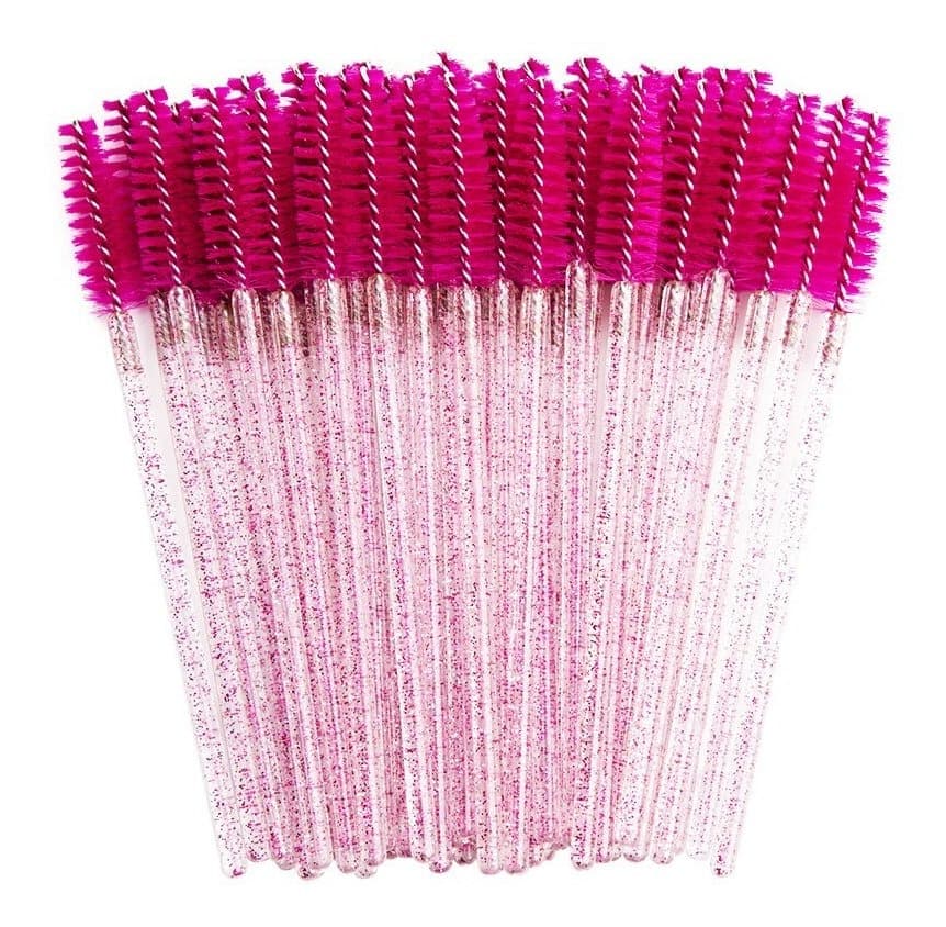 50 Escovinhas Descartaveis Cilios Sobrancelhas Designer sobrancelha profissional  pente cilios