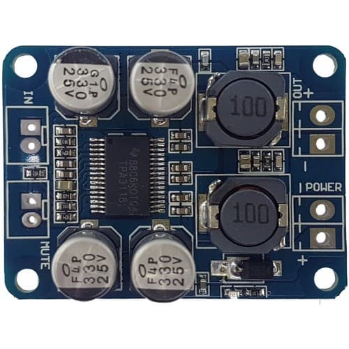 Placa Amplificador Digital 60 W Rms 12v A 24v Tpa3118 Mono