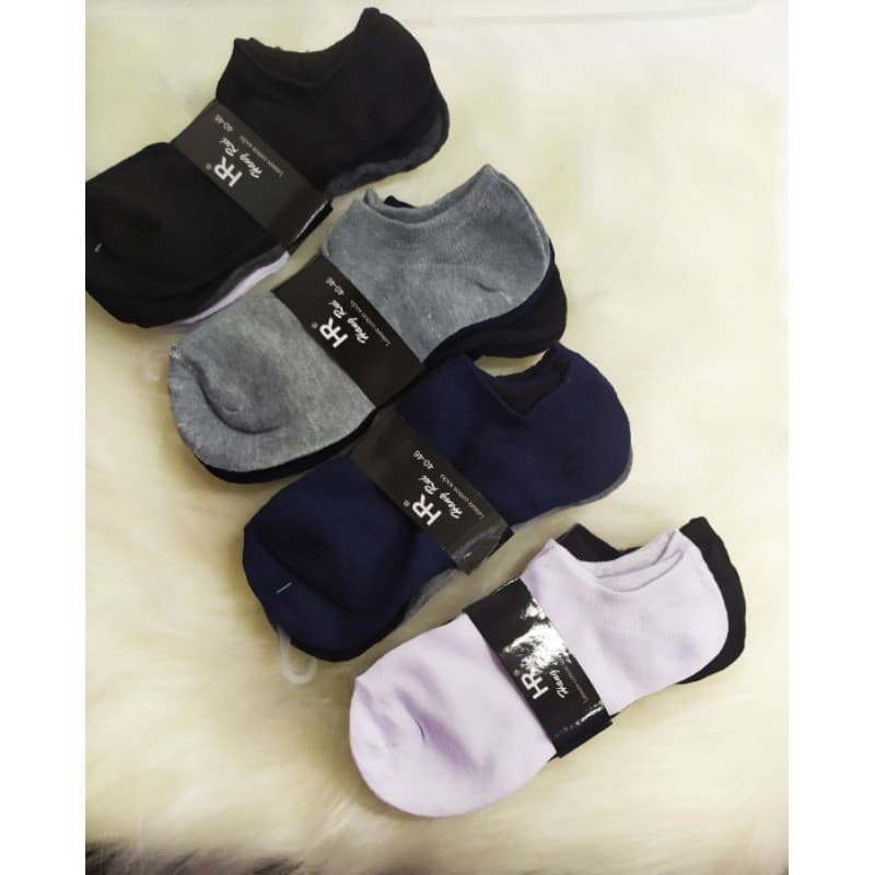 Meia masculina Soquete 3 pares