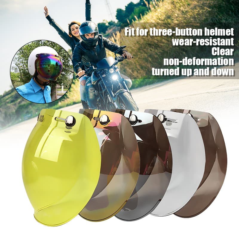Viseira De Capacete De Rosto Aberto , Bolha Para Motocicleta Moto , Escudo , Acessórios Capacetes