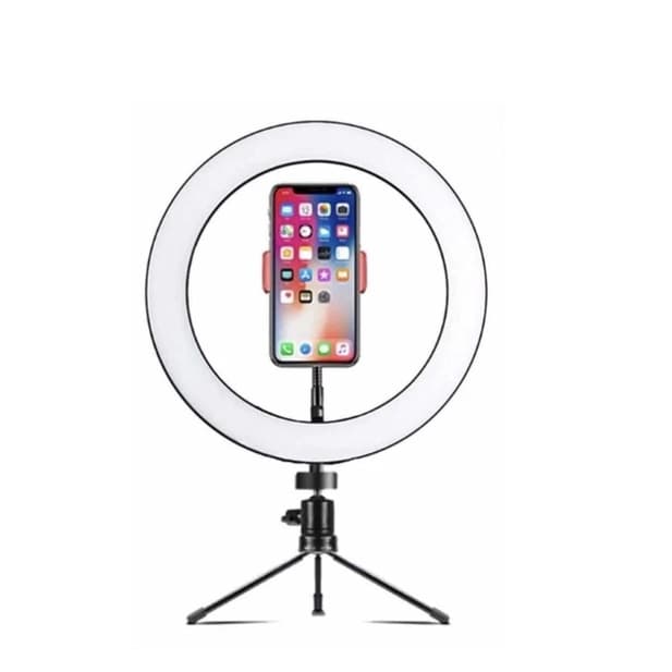 Iluminador Ring Light C/tripe Ac370 Multilaser Sup.ajustável- Para Celular