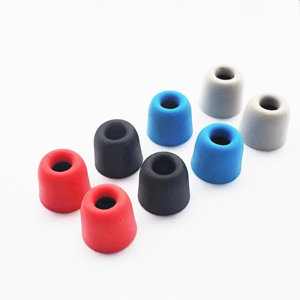 4 Pares (8 Pcs) Isolamento De Ruído Da Espuma Memória Dicas 5mm T400 Forma Dica Para Fone De Ouvido Earbud T2 T3 V30 V80 AS10 X6 P1 ZAX