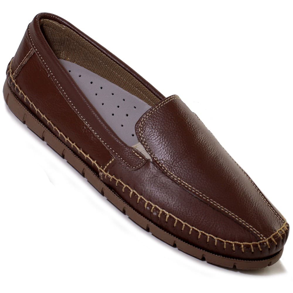 Sapatilha Mocassim Masculina em couro ref 290