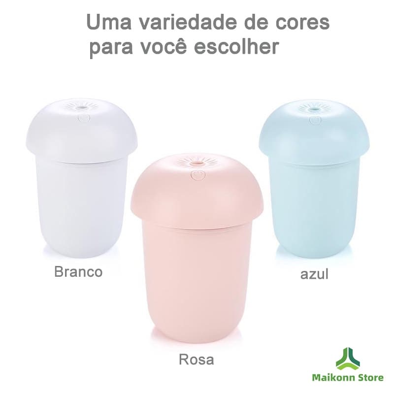 Umidificador aromatizador portátil mini USB