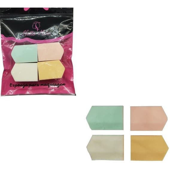 🍕perfection🥨 Esponja com látex para maquiagem - Hello Mini - FP006