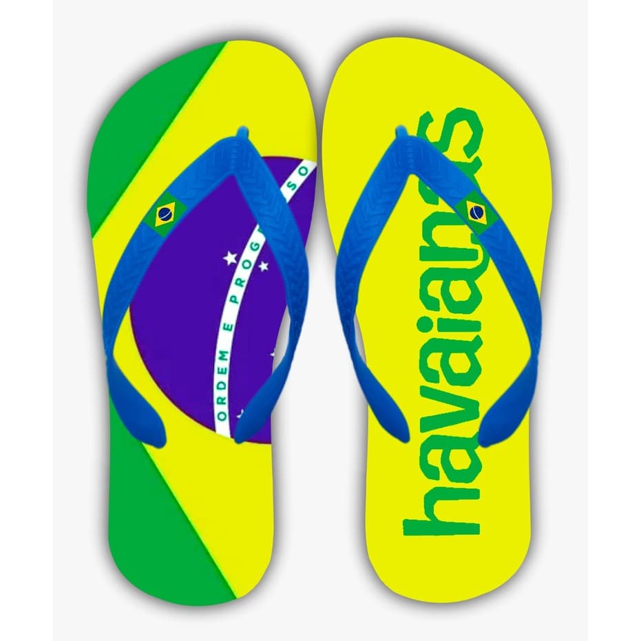 Chinelo Sandália Copa do Mundo 2022 Brasil Masculino / Feminino / Infantil Lançamento