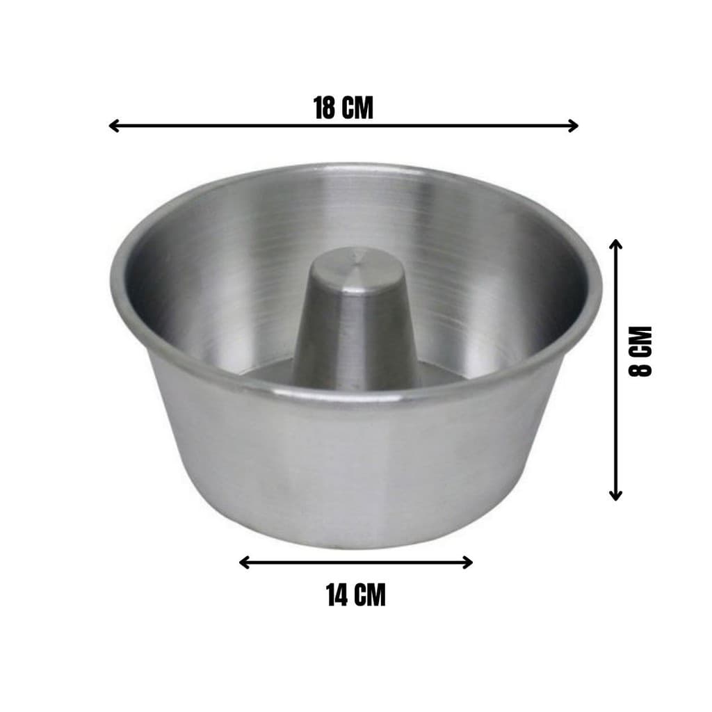 Forma De Bolo Redonda Torta Suiça 18 Cm