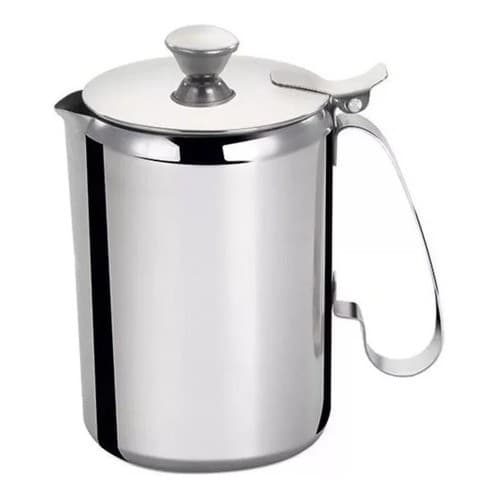 Bule Para Café E Leite Em Aço Inox 750ml Clink Modelo Luxo