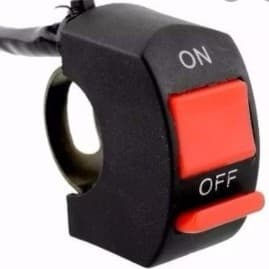 4 Botão Interruptor On/off Farol Auxiliar Milha Moto Novo Liga