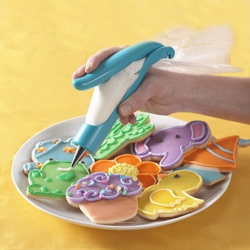 Caneta Decorativa Bolo Doces Cupcakes Bicos Saco Confeitaria
