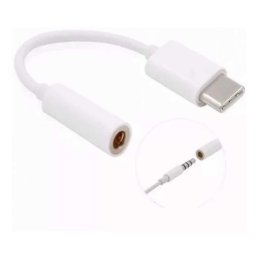ADAPTADOR USB TIPO C PARA FONE DE OUVIDO P2 3.5MM