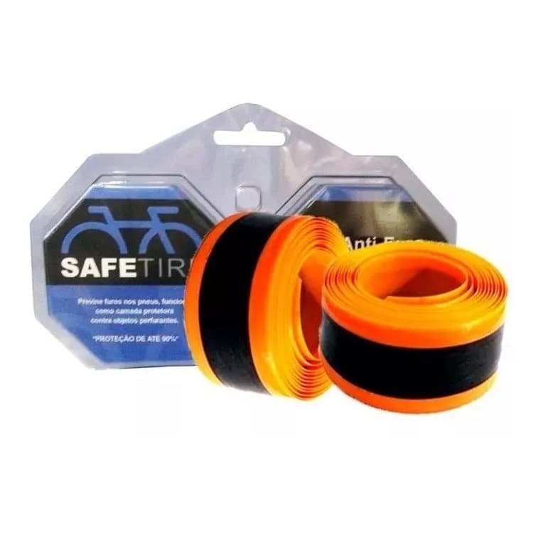 Par Fitas Antifuro SafeTire 23 mm x 2,2 m para Pneu Aro 700 e 27