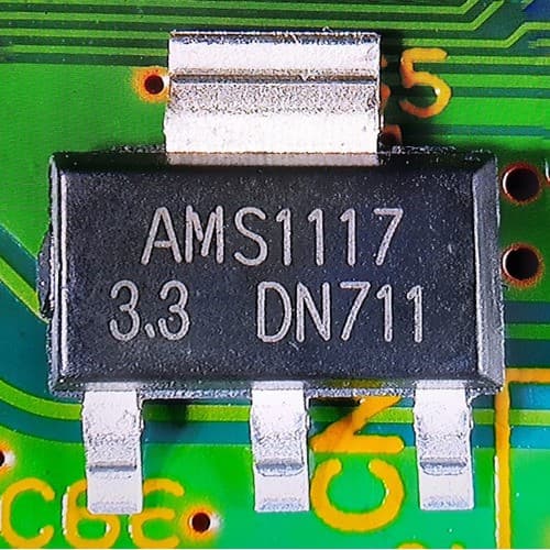 Regulador De Tensão Lm1117 Ams1117 3.3v Sot223 Ams 1117