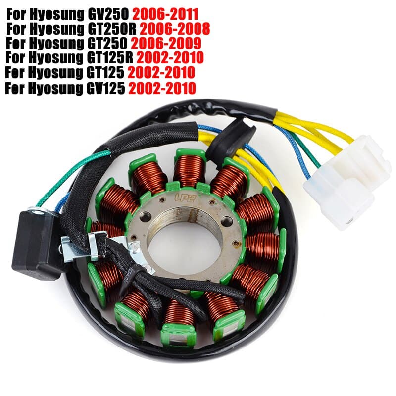 Bobina De Estator Para Hyosung GV125 GT125 GT125R GT250 GT250R GV250 2006-2011 2010 GV GT 125 125R 250 250R 32101HG5100