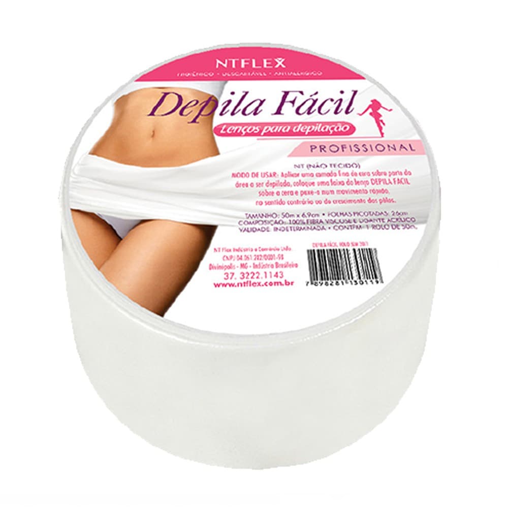 Papel para depilação Liso Viscose Ntflex