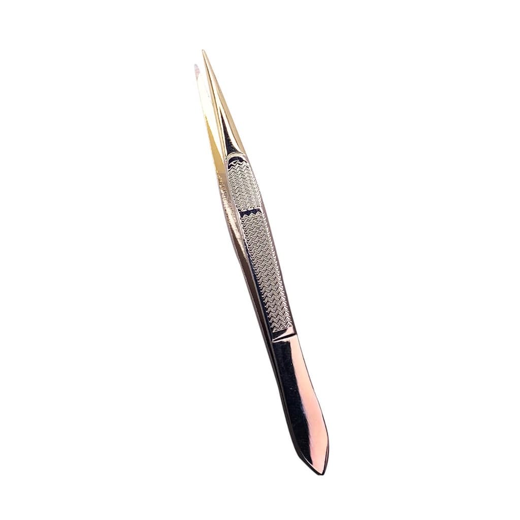 Pinca ponta fina Silver Gold Inox Designer Sobrancelhas Pro