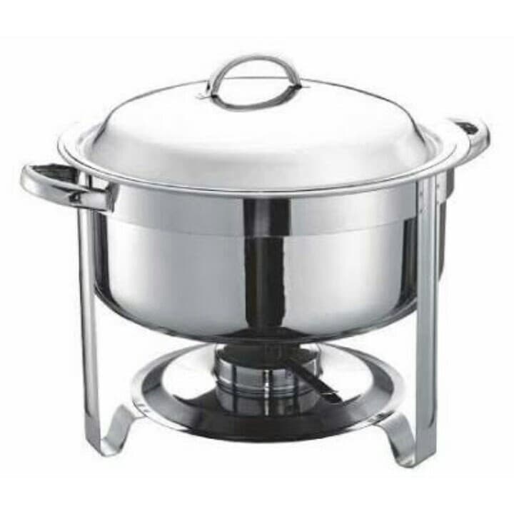 Rechaud aço inox 7,5 litros redondo