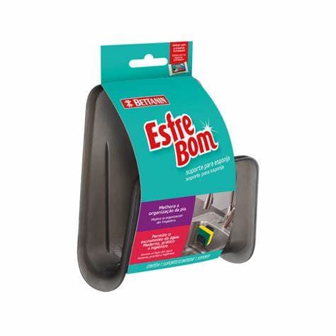 Porta Esponja Bettanin Ventosa Suporte Bucha Pia Cozinha