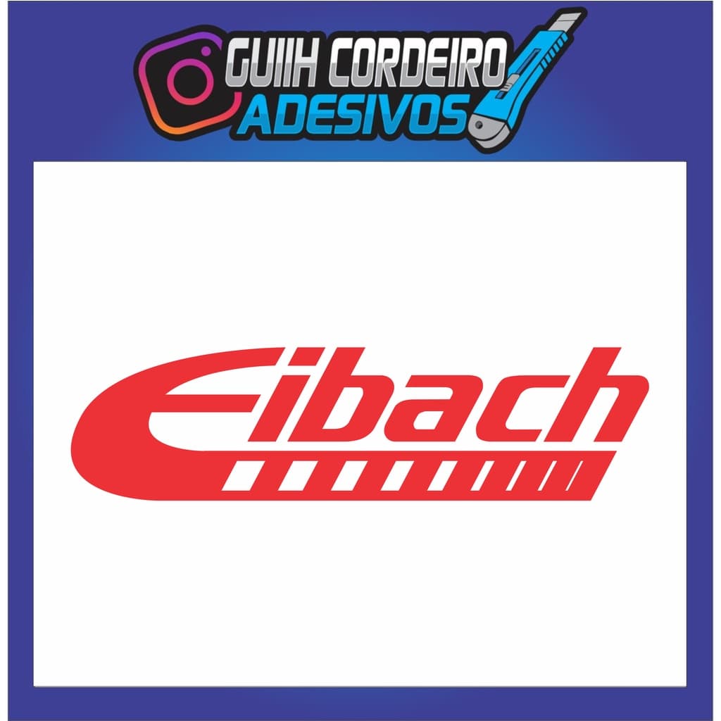 Adesivo Eibach Molas Esportivas - Carros