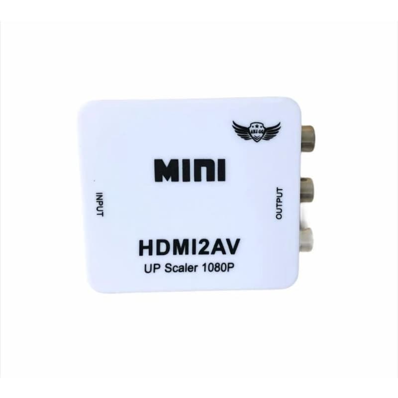 Mini Adaptador Conversor De Hdmi Para Video Composto Rca 2av