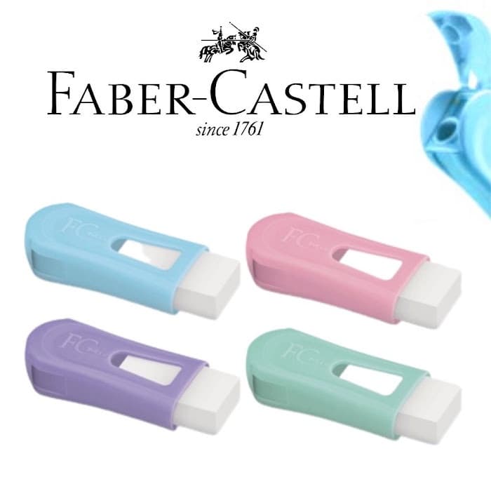 Apontador com Depósito e Borracha Cores Sortidas Faber-Castell