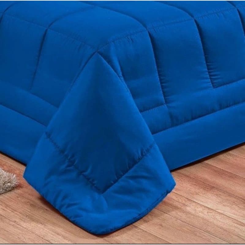 kit com 2 edredom casal queen 2,40x2,20 dupla face macio e confortavel