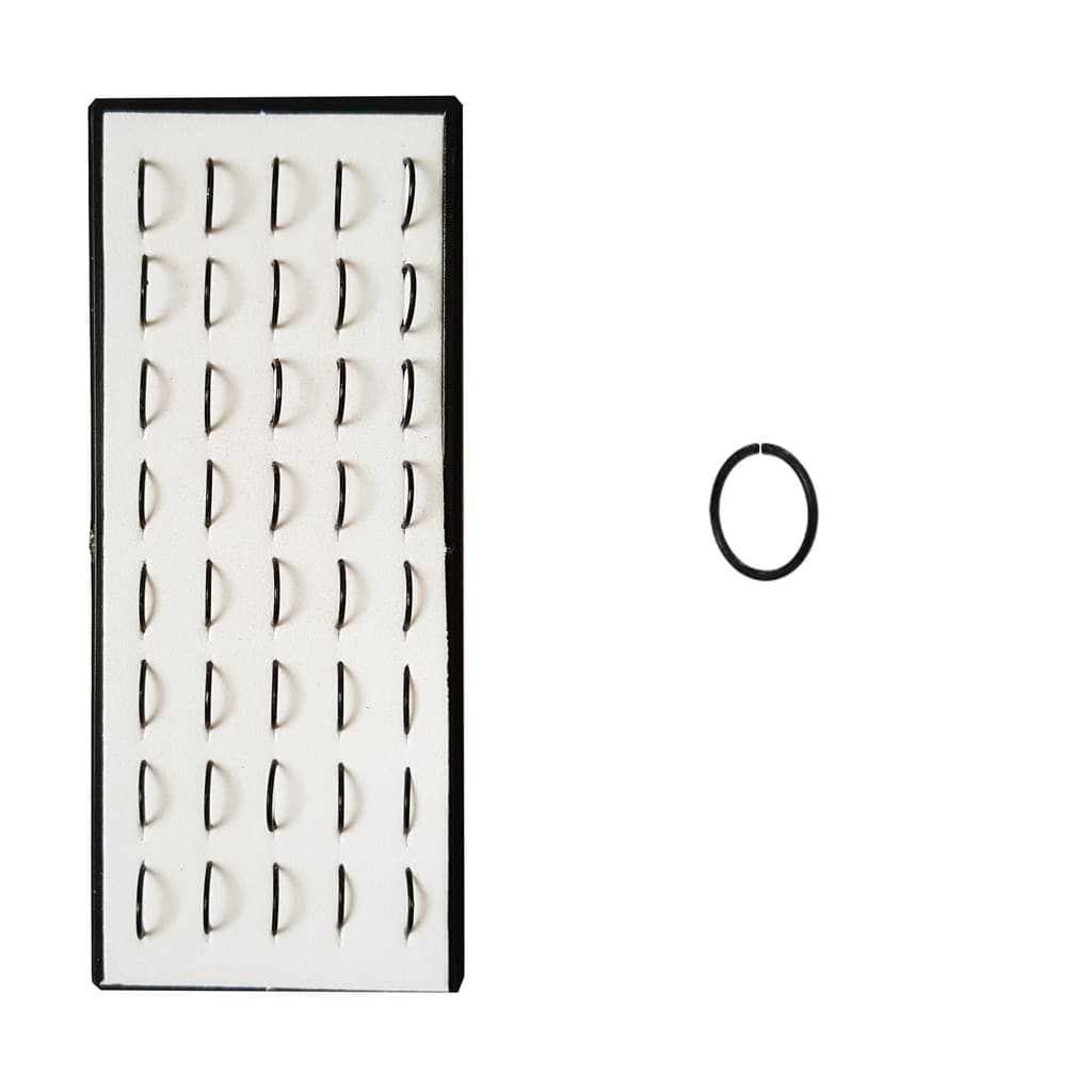 40 Piercing De Nariz Argolinha Silicone - Preto A Pronto Entrega