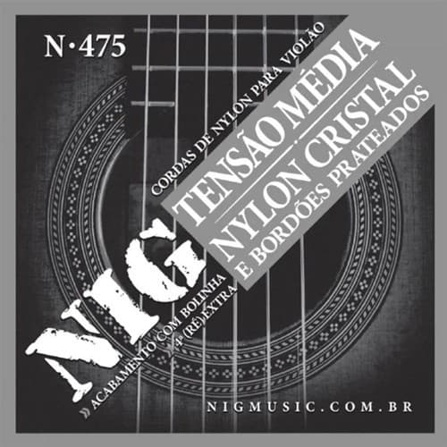 Encordoamento Violão Nylon NIG 010 Tensão Média N475