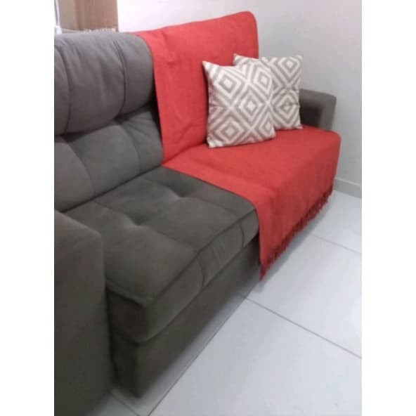Manta Para SOFÁ e CAMA CASAL e SOLTEIRO  decoração  tear