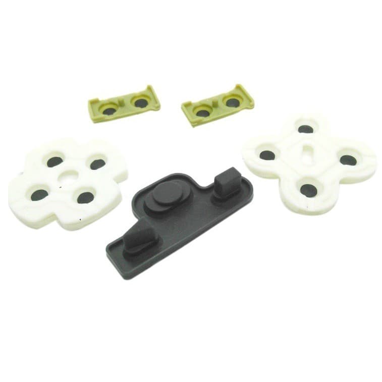 Kit Borrachas Reparo Controle Wireless Dualshock 3 Ps3