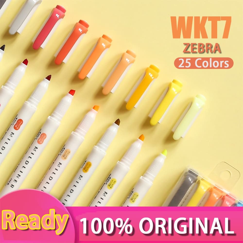 Zebra Marcador De Desenho Highlither Mildliner (satuan) Double-Sided Papelaria