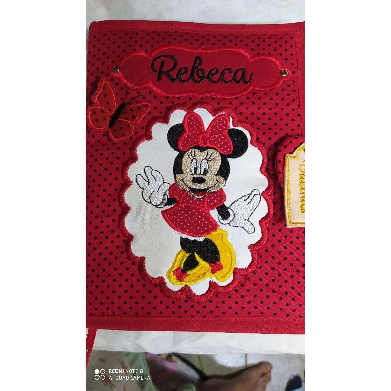 capa capinha caderneta de vacinas, enxoval