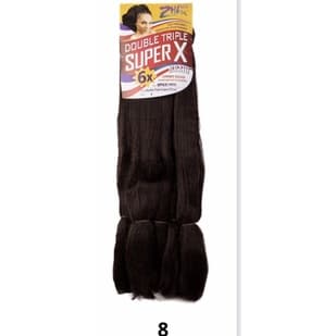 Jumbo Super X Cor 8 Para Tranças Naturais com Brilho e Movimento
