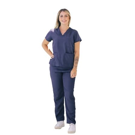 Kit 15 Pijama Cirúrgico Hospitalar Conjunto Unissex 10
