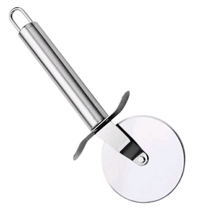 Cortador de Pizza Carretilha Inox Original 20,5cm Comp Linha Cook Talheres Alta Qualidade