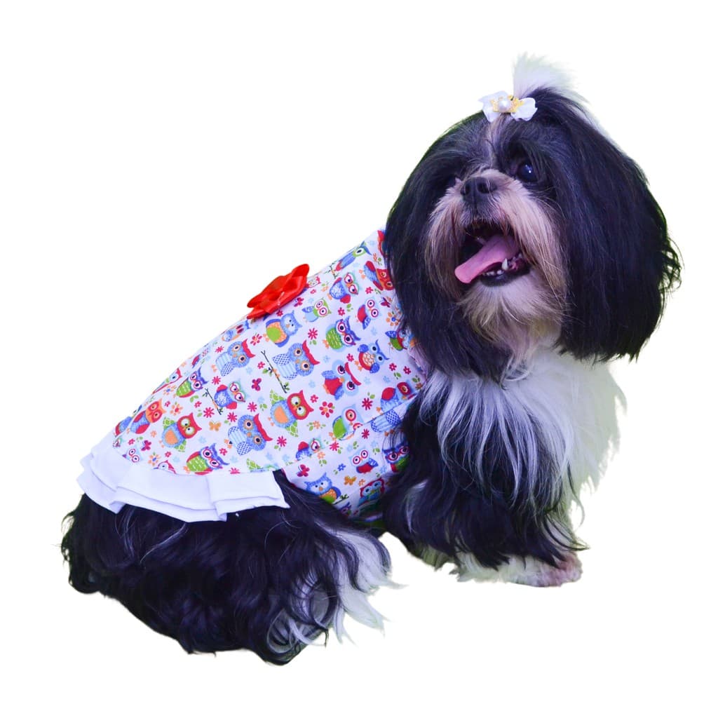 Vestido Pet Roupa Pet Roupinha Para Cachorro Cão Pequeno Vestido De Cao Pet