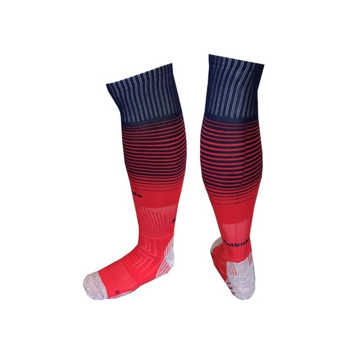 Kit C/ 27 Meiões Futebol Batbola Profissional Degrade Preto/Vermelho
