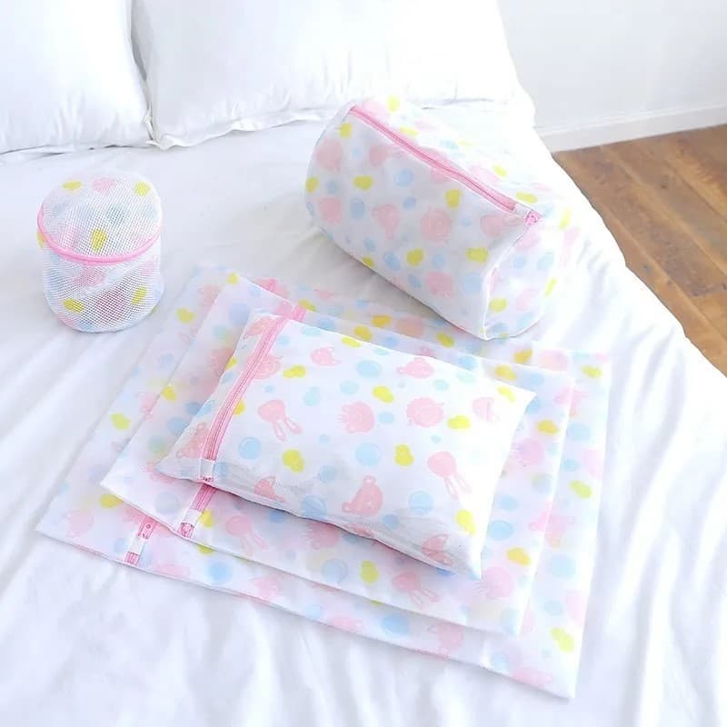 Kit 5 Saco De Lavar Roupas Delicadas Luxo Multiuso Organiza